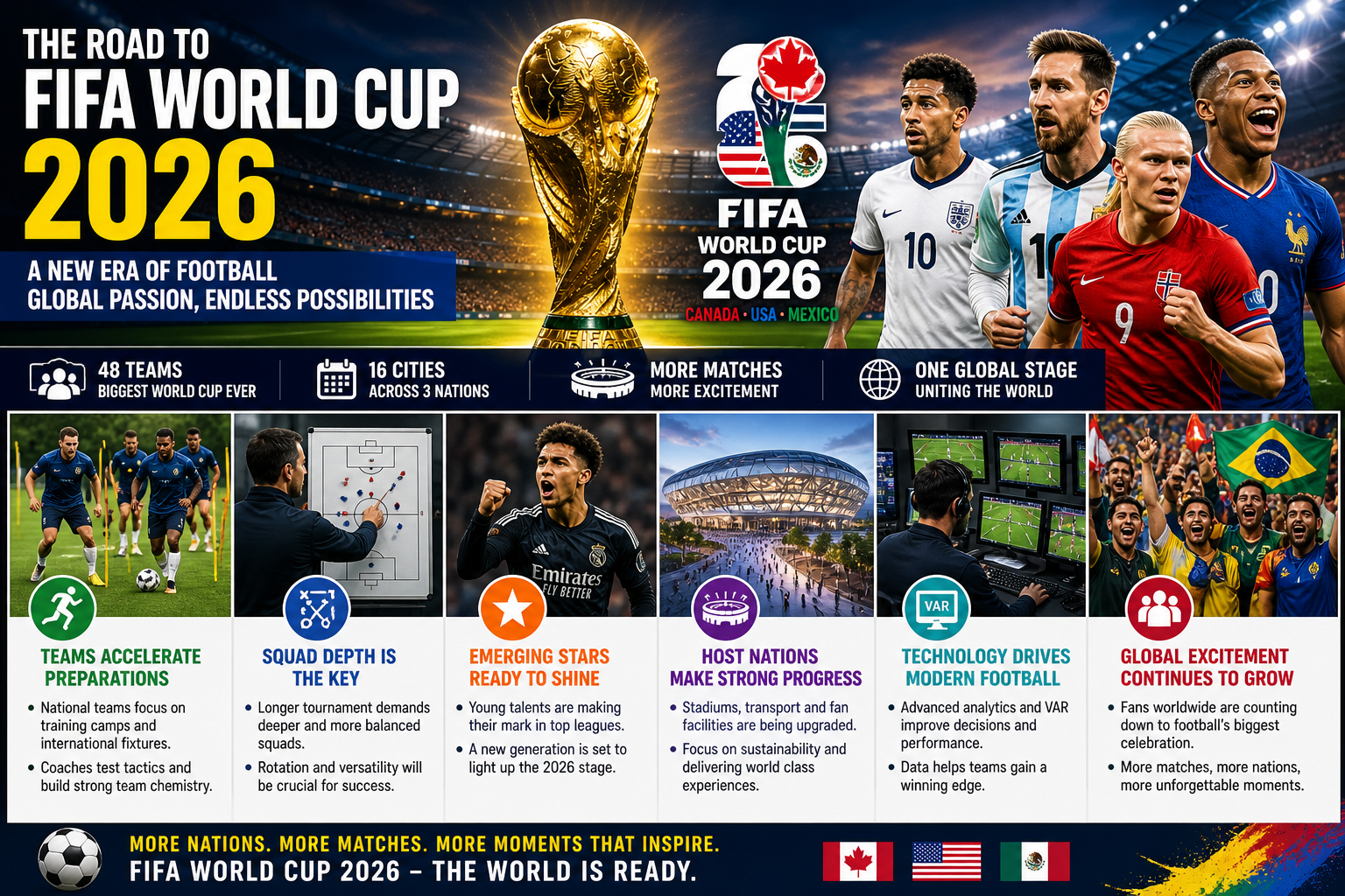 The Road to FIFA World Cup 2026 Enters a New Phase of Global Competition